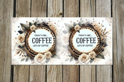 Coffee &amp; flowers | 4 Mug sublimation designs PLUS2 Product Image 4