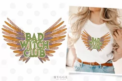 Bad Witch Club Png Sublimation | Halloween PNG | Fall PNG Product Image 1