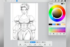 70 Procreate Victorian Style Stamp Brushes Product Image 3