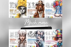 40 Procreate Day of the Dead Stamp Brushes Product Image 8