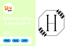 Bohemian Bloom Monogram Product Image 1