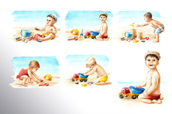 Kids on the beach Product Image 9