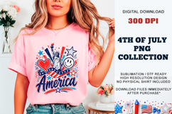 Cool Liberty Girl PNG | Trendy Patriotic Sublimation Product Image 7