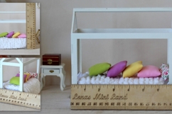 Miniature frame bed digital file 1:12 scale dollhouse canopy Product Image 10