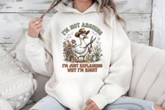 Explaining Im Right PNG, Grumpy Gardener Goose Png Product Image 7