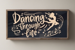 Dancing through life svg | dancing svg | life of a showgirl Product Image 2