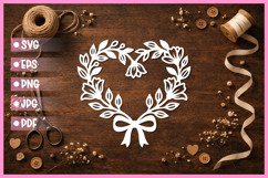 16 Paper Cut Floral Heart , Paper Cut Heart SVG Product Image 17