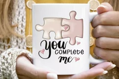 You Complete Me Png | Valentine Hearts | Digital File Product Image 8