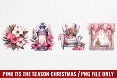 Pink Tis The Season Christmas Sublimation Product Image 1