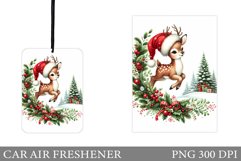 Cute Deer Car Air Freshener. Christmas Car Air Freshener Product Image 1