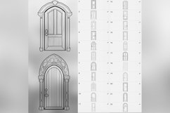 100 Procreate Doors Stamp Brushes Product Image 9
