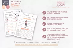 Health & Fitness Planner Canva Templates | 63 Pages | FEMME Product Image 8