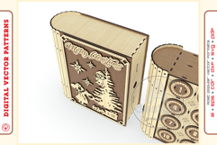 Advent calendar v49 - laser cut file - Glowforge ready file Product Image 8