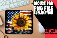Stars and Stripes with Sunflower Pad Product Image 1