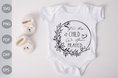 For This Child We Have Prayed SVG Cutting File Product Image 2