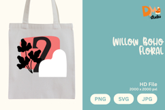 Willow Boho Floral Monogram Product Image 1