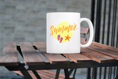 Set of 27 light yellow watercolor splashes Product Image 8