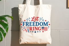 Let Freedom Ring Svg, American Flag Svg, Fourth Of July Svg. Product Image 9