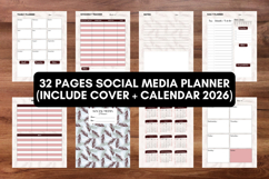 71 Pages Undated Canva Planner Template Mega Bundle Product Image 27