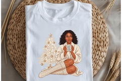 Christmas motivational women png design for T-shirts Product Image 5