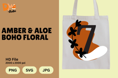 Amber &amp; Aloe Boho Floral Monogram Product Image 1