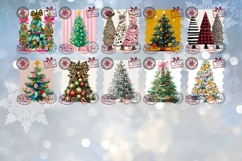 Christmas Tree Santa Sack Designs, Cartoon Christmas Bundle Product Image 8