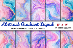 Abstract Gradient Liquid Background JPG Product Image 1