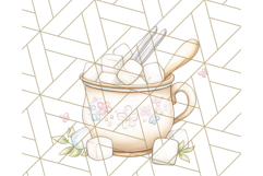 Tea Time Animal Clipart PNG Woodland Forest, Cottagecore Png Product Image 4
