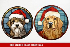 Stained Glass Christmas Dog Ornaments Product Image 1