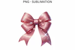 Pink Coquette Aesthetic Bow PNG Sticker, Elegant Chinoiserie Product Image 4