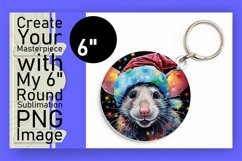 Charming Round Xmas Art Product Image 1