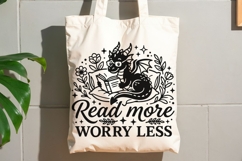 Read More Worry Less Svg, Book Lover Svg, Book Dragon Svg. Product Image 9