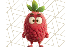 Cute Food PNG Clipart, 3D Adorable Kawaii Characters Png Product Image 4