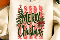 Preppy Merry Coquette Christmas PNG, Merry Christmas PNG Product Image 3