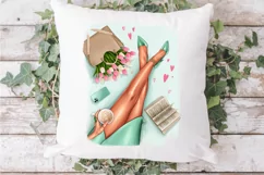 Fashionable illustration of a lady's legs Product Image 3