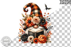 Halloween Gnome Sublimation - Clipart PNG Design Product Image 1