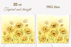 Tumbler Sublimation Design Art Summer Flowers 28 PNG files Product Image 13