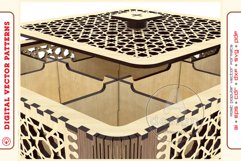 Box Organizer v2 - laser cut file - Glowforge ready SVG Product Image 8