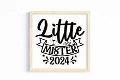 Little Mister 2024 SVG, Happy New Year SVG Product Image 3