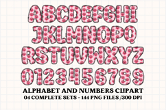 Cute Kids Monster Alphabet &amp; Numbers doodle PNG Clipart Product Image 2