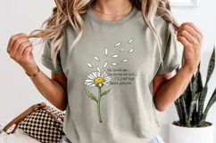 Daisy PNG, He Loves Me Not Plant Sublimation Product Image 1