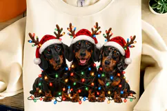 Christmas Dog PNG, Funny Christmas Sublimation, Xmas PNG Product Image 2
