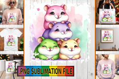 Fun TSHIRT Art Ideas PNG, Cute Animals Product Image 1