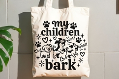 My Children Bark Svg, Dog Mom Svg, Funny Dog Lover Svg. Product Image 9
