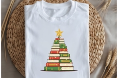 Bookish Christmas png design for T-shirts Product Image 5