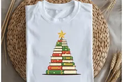 Bookish Christmas png design for T-shirts Product Image 5