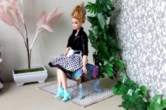 Miniature tabouret SVG digital file download dollhouse chair Product Image 7