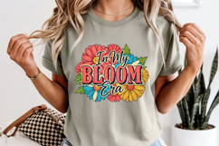 In My Bloom Era PNG, Retro Floral Flower Sublimation Design Product Image 8