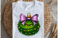 Green Christmas decoration png design for T-shirts Product Image 5