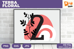 Terra Floral Monogram Product Image 1